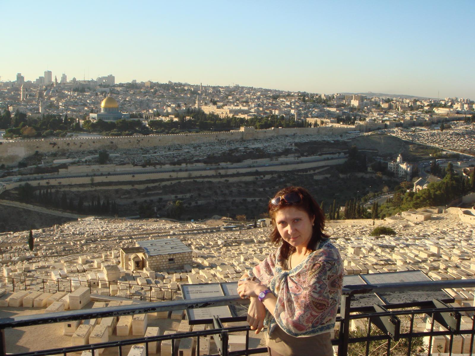 Вид на Старый город (Иерусалим) с Елеонской горы