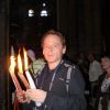 В Храме Гроба Господня, зажигаю Благодатный огонь