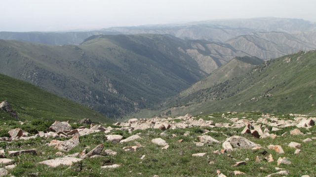 Путь подъёма с севера.