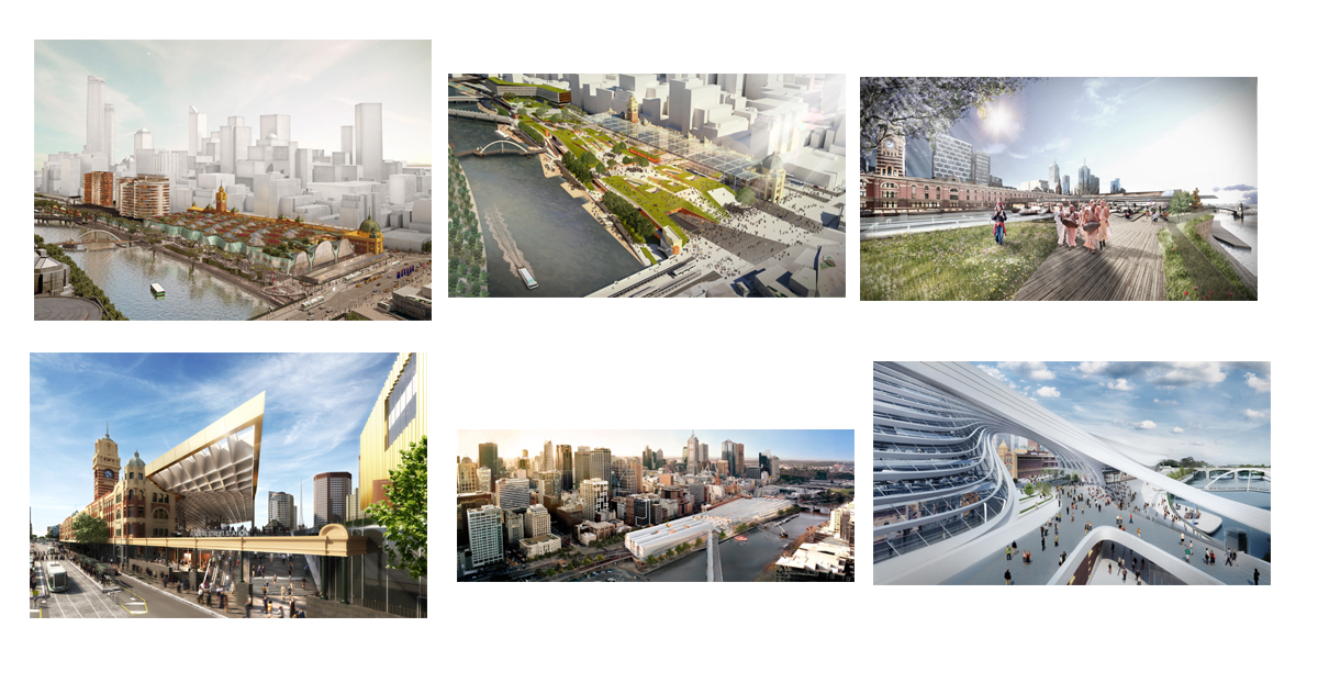 new Flinders Street Station projects