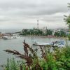 Вид на пляж на Амуре