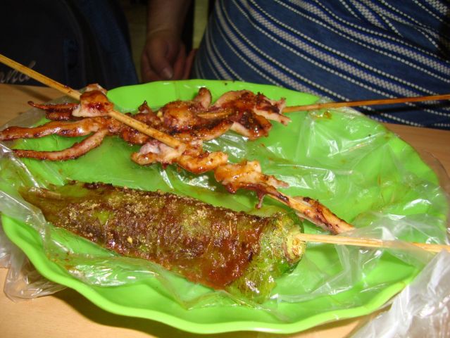 Осьминожки и острый перчик.