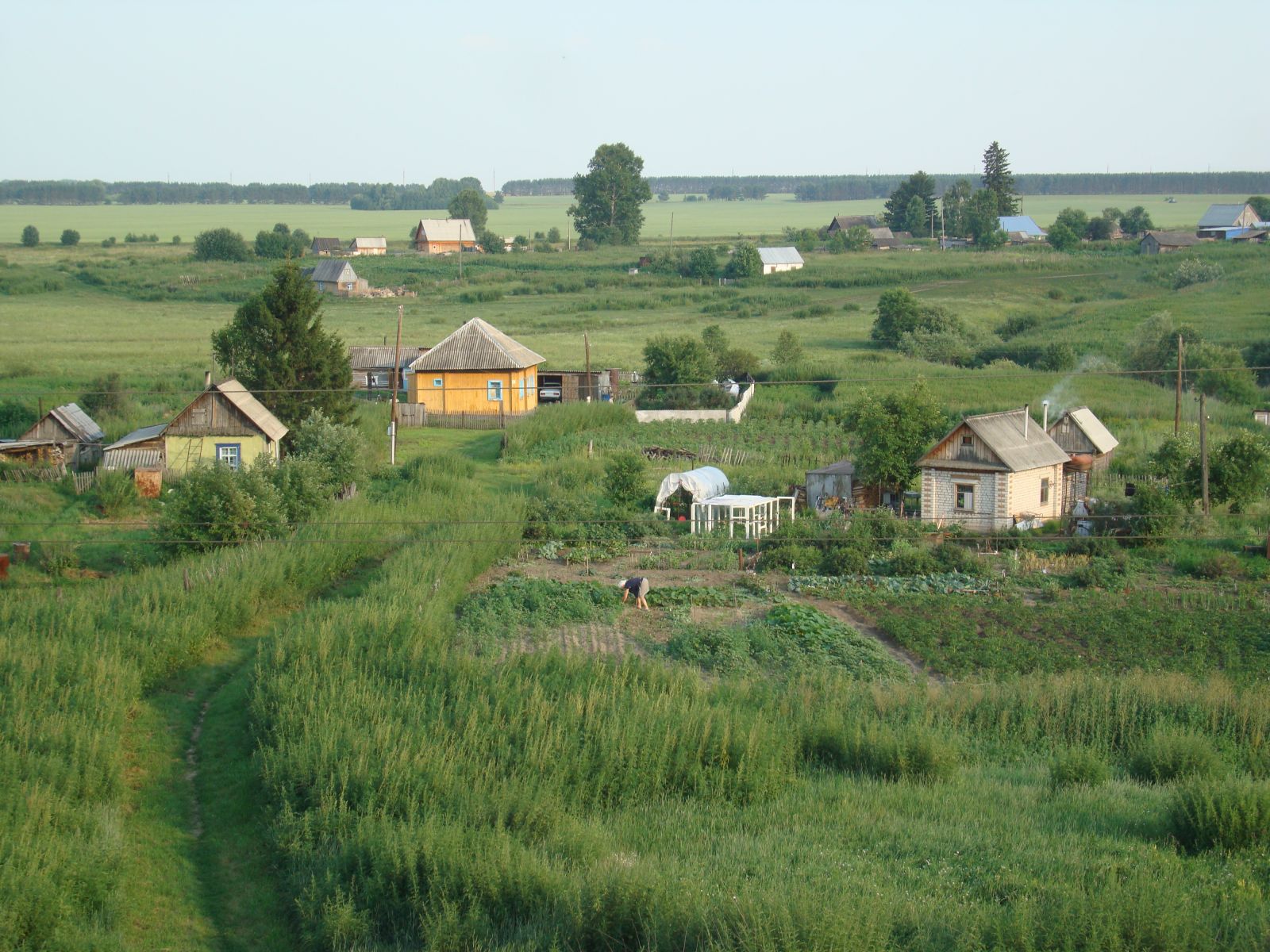 окраина села
